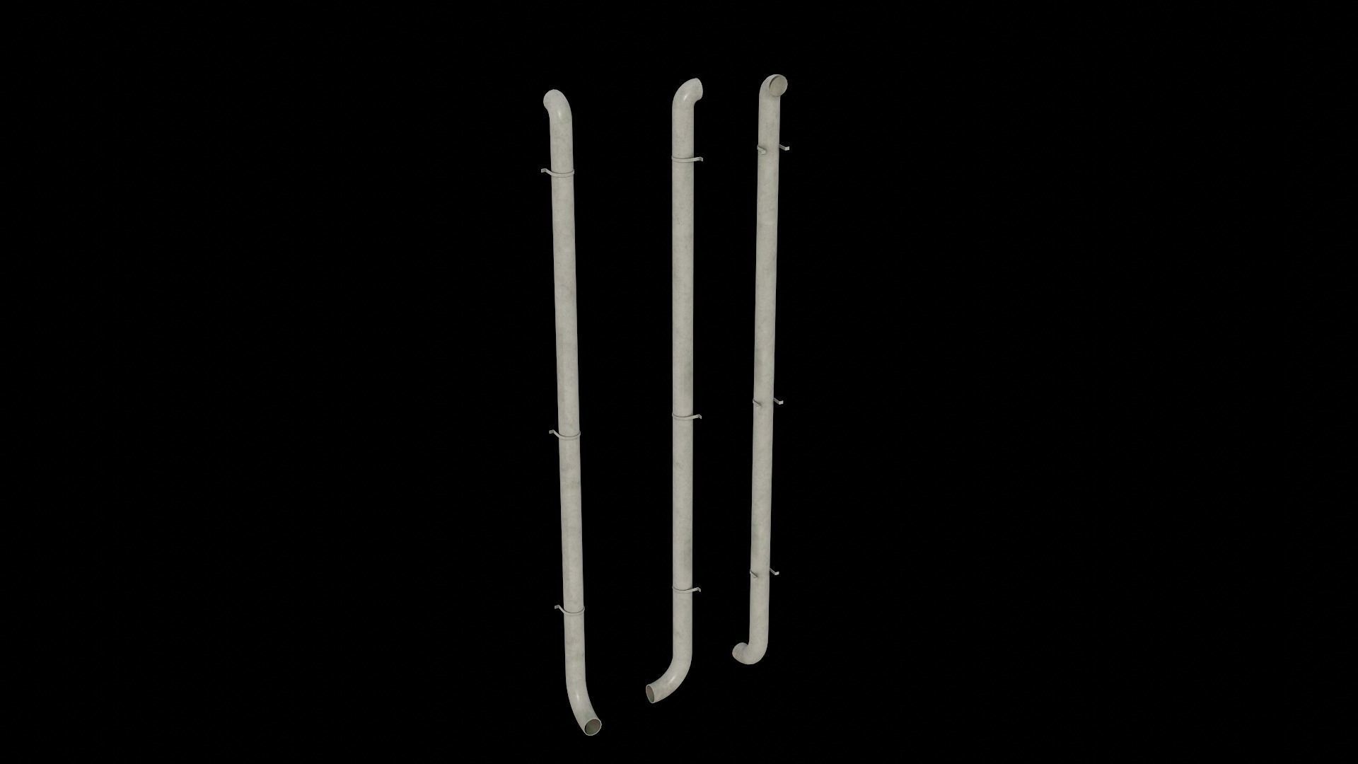 Modular Workshop Buildings Low-poly 3D model_64