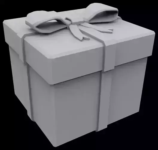 Presents box square 3D print model