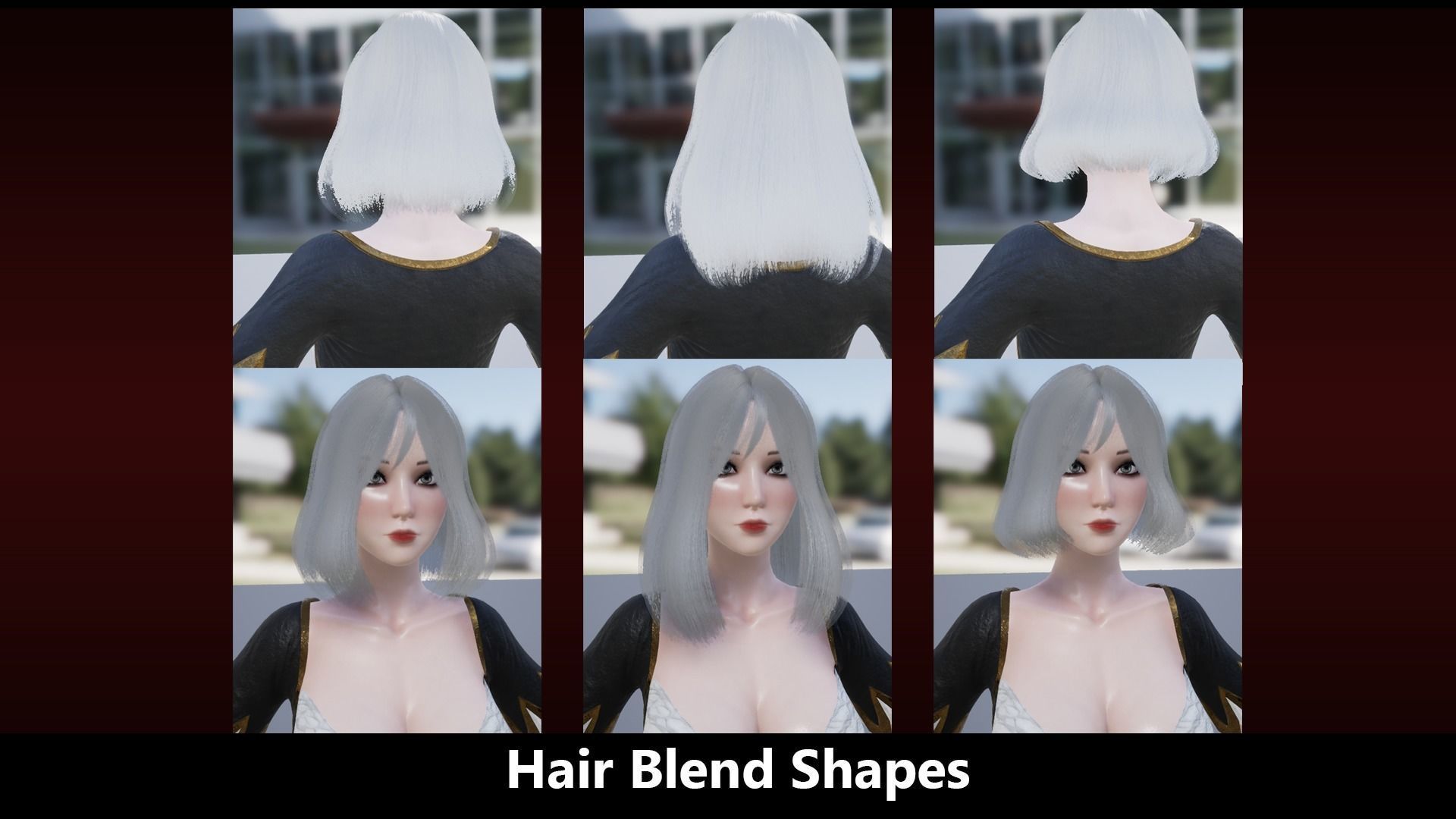 Witch Girl Mona Low-poly 3D model_9