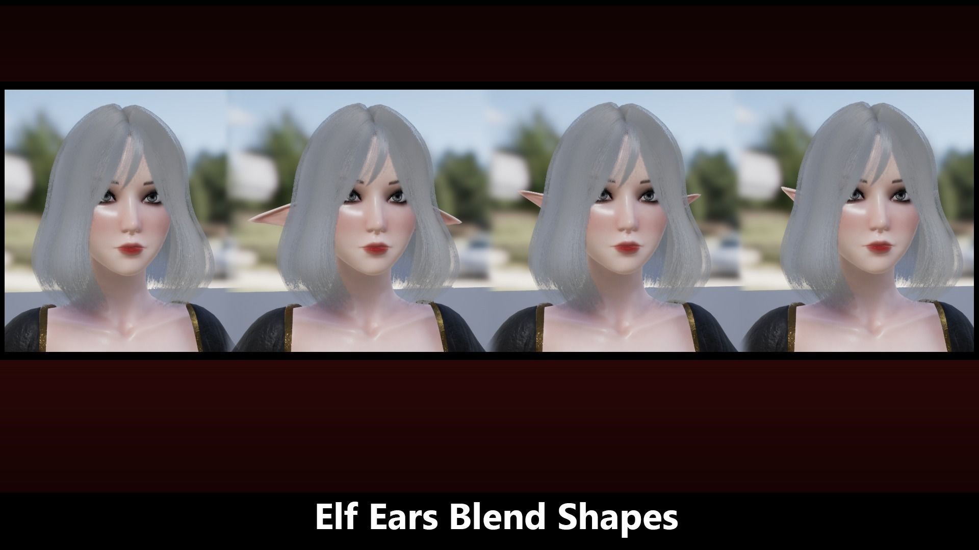 Witch Girl Mona Low-poly 3D model_10