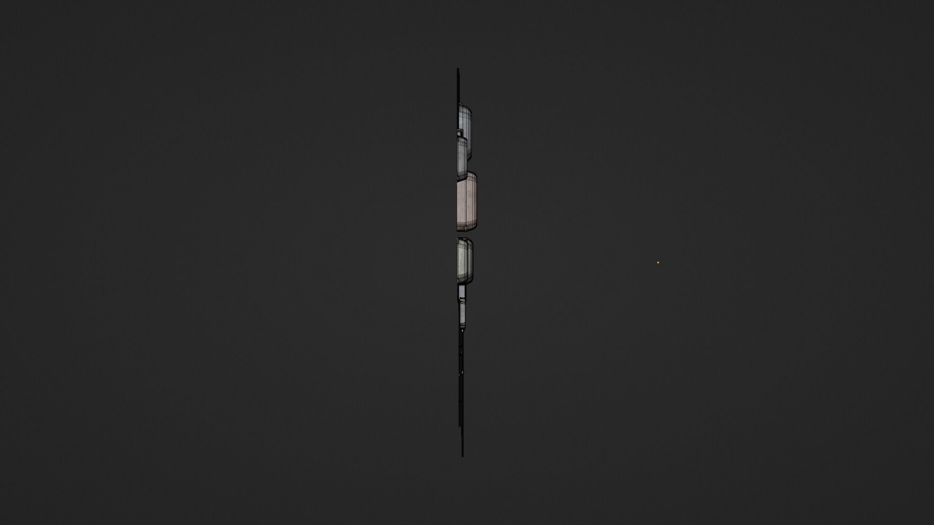 Industrial Old 3D Distribution Board Low-poly 3D model_18