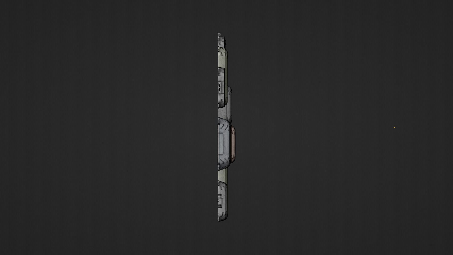 Industrial Old 3D Distribution Board Low-poly 3D model_20