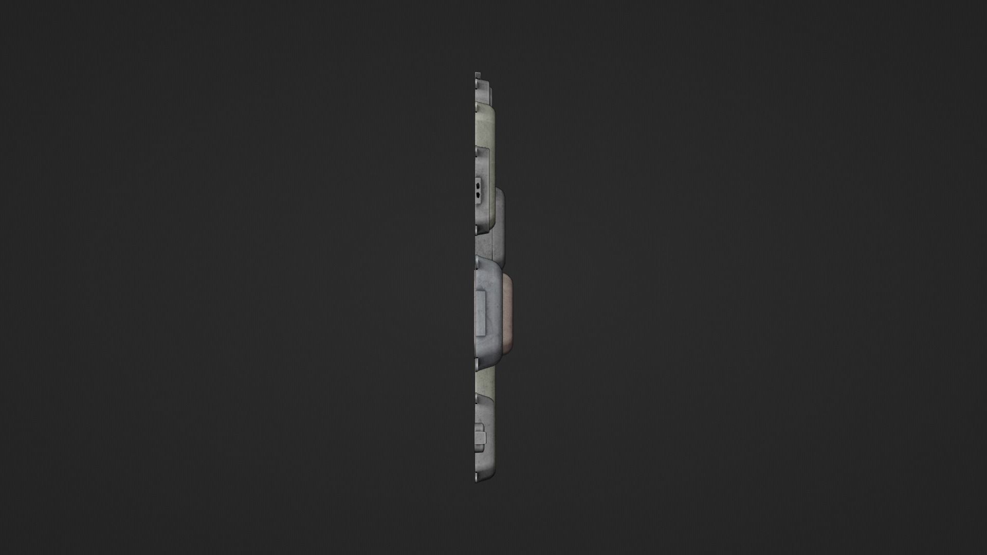 Industrial Old 3D Distribution Board Low-poly 3D model_19