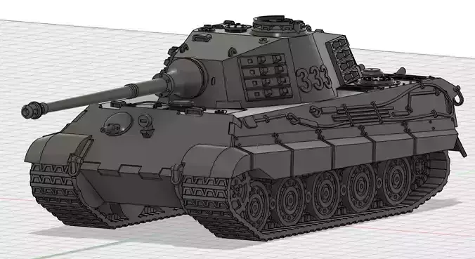MINICHANPS PANZERKAMPFWAGEN Ⅵ TIGER Ⅱ Minichamps 1:35 Panzerkampfwagen VI Tiger II 222 Ardennes
