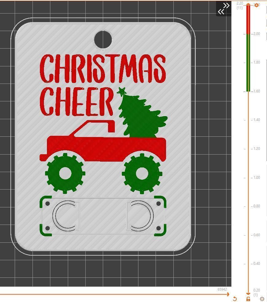 Christmas Money Card holder by AM-MEDIA gift Cash Teen gadget 3D print model_1