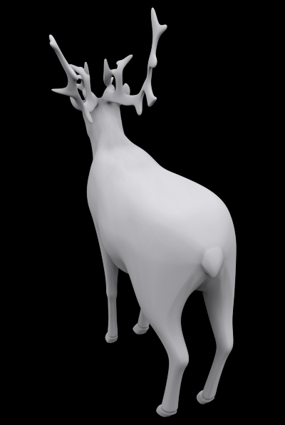 Reindeer deer 3D print model_2