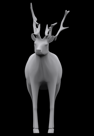 Reindeer deer 3D print model_3