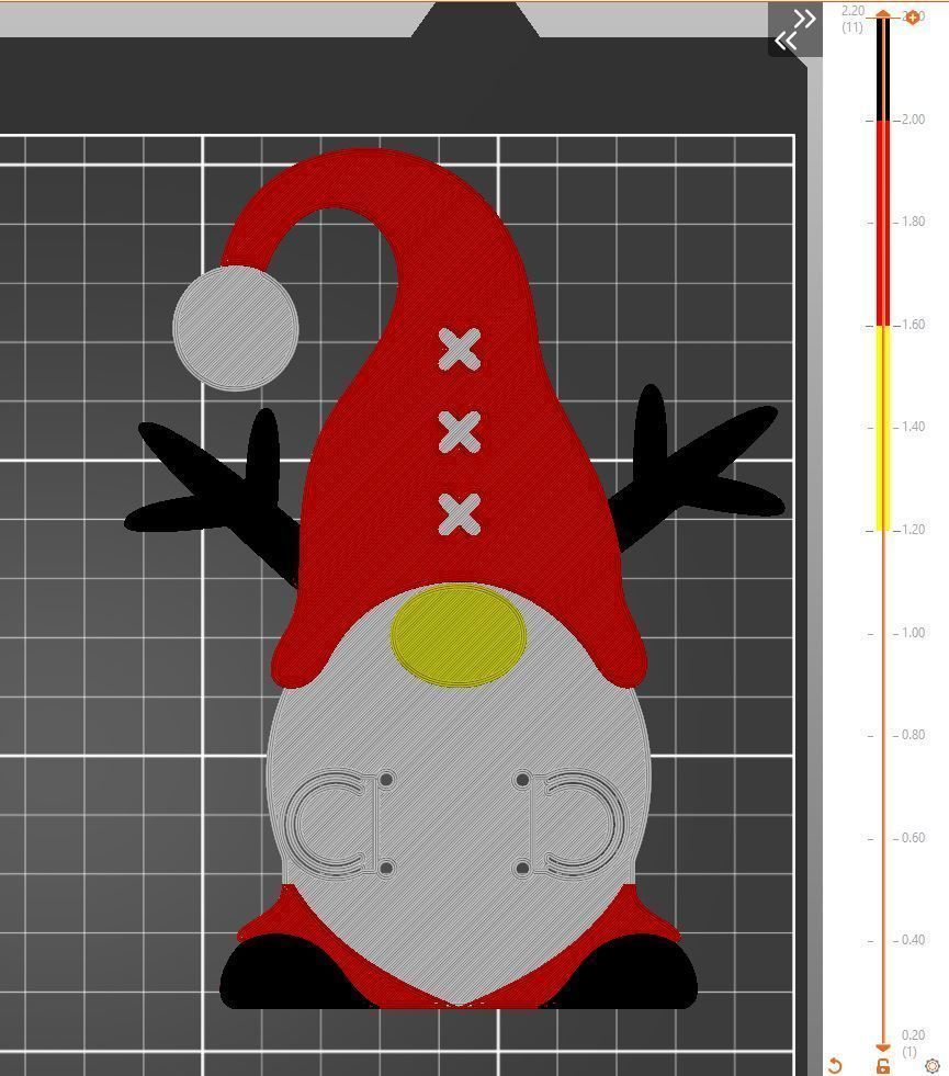 Christmas Money Card holder by AM-MEDIA gift Cash Teen gadget 3D print model_1