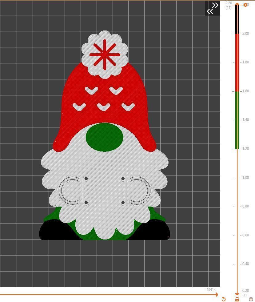 Christmas Money Card holder by AM-MEDIA gift Cash Teen gadget 3D print model_1