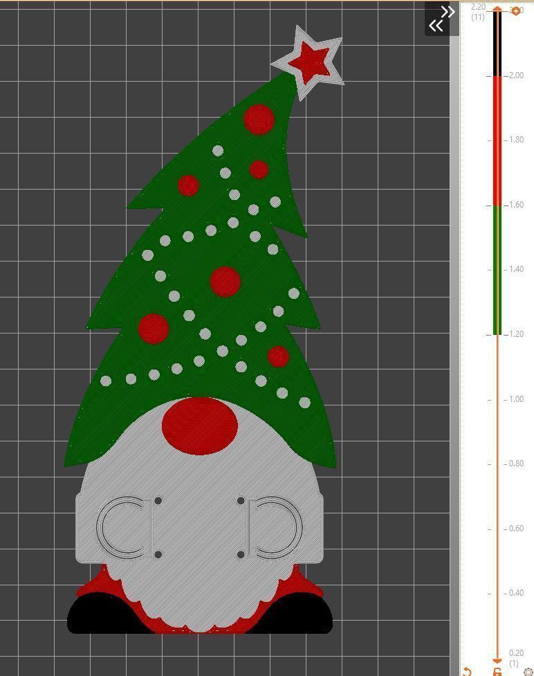 Christmas Money Card holder by AM-MEDIA gift Cash Teen gadget 3D print model_1