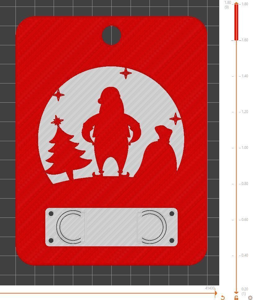 Christmas Money Card holder by AM-MEDIA gift Cash Teen gadget 3D print model_1