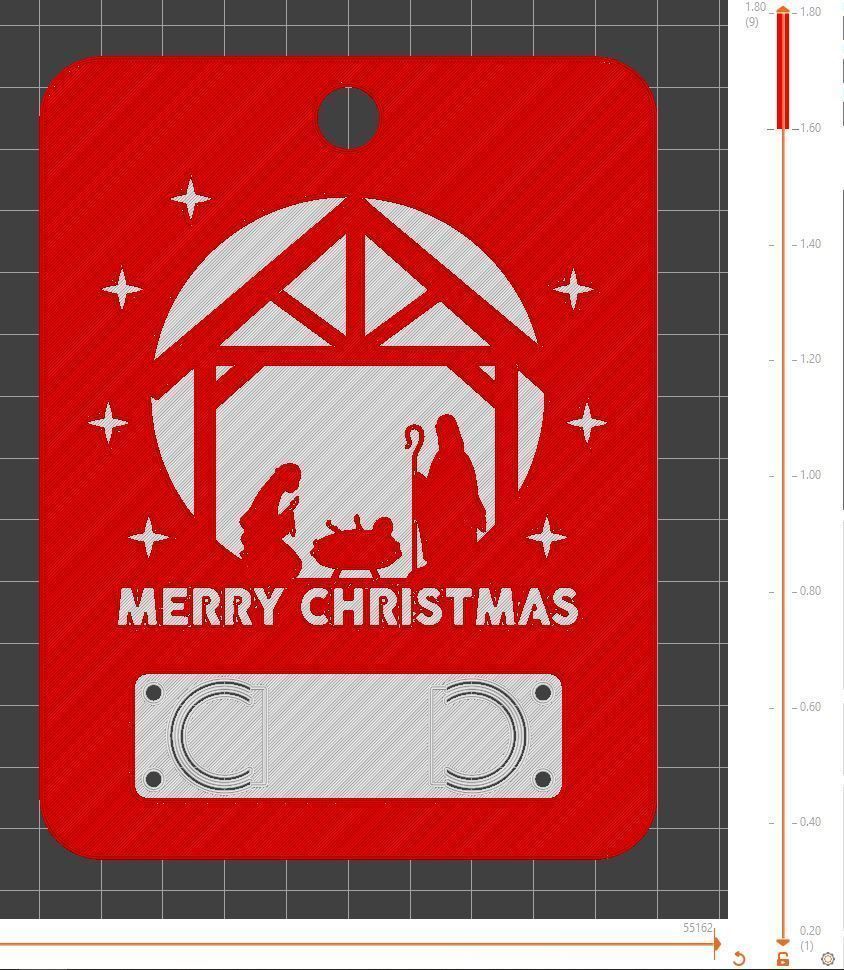 Christmas Money Card holder by AM-MEDIA gift Cash Teen gadget 3D print model_1