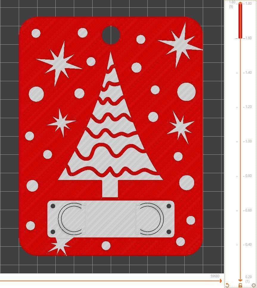 Christmas Money Card holder by AM-MEDIA gift Cash Teen gadget 3D print model_1