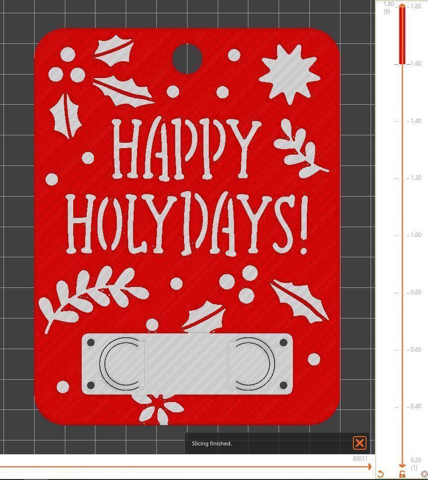 Christmas Money Card holder by AM-MEDIA gift Cash Teen gadget 3D print model_1