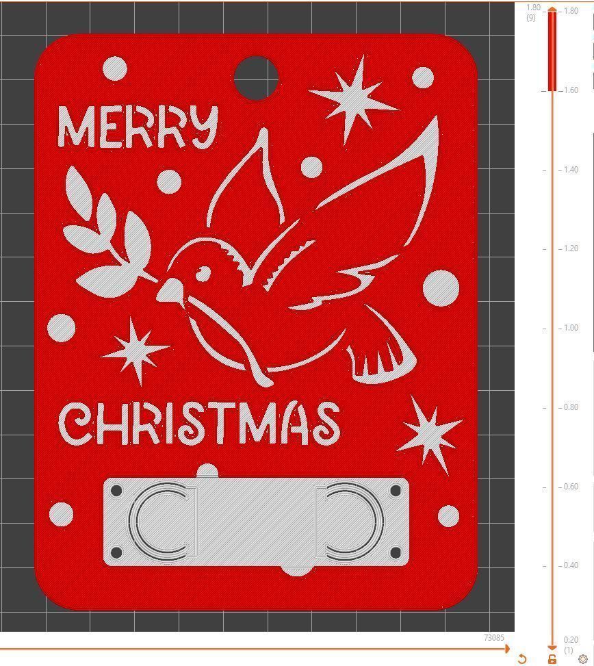 Christmas Money Card holder by AM-MEDIA gift Cash Teen gadget 3D print model_1