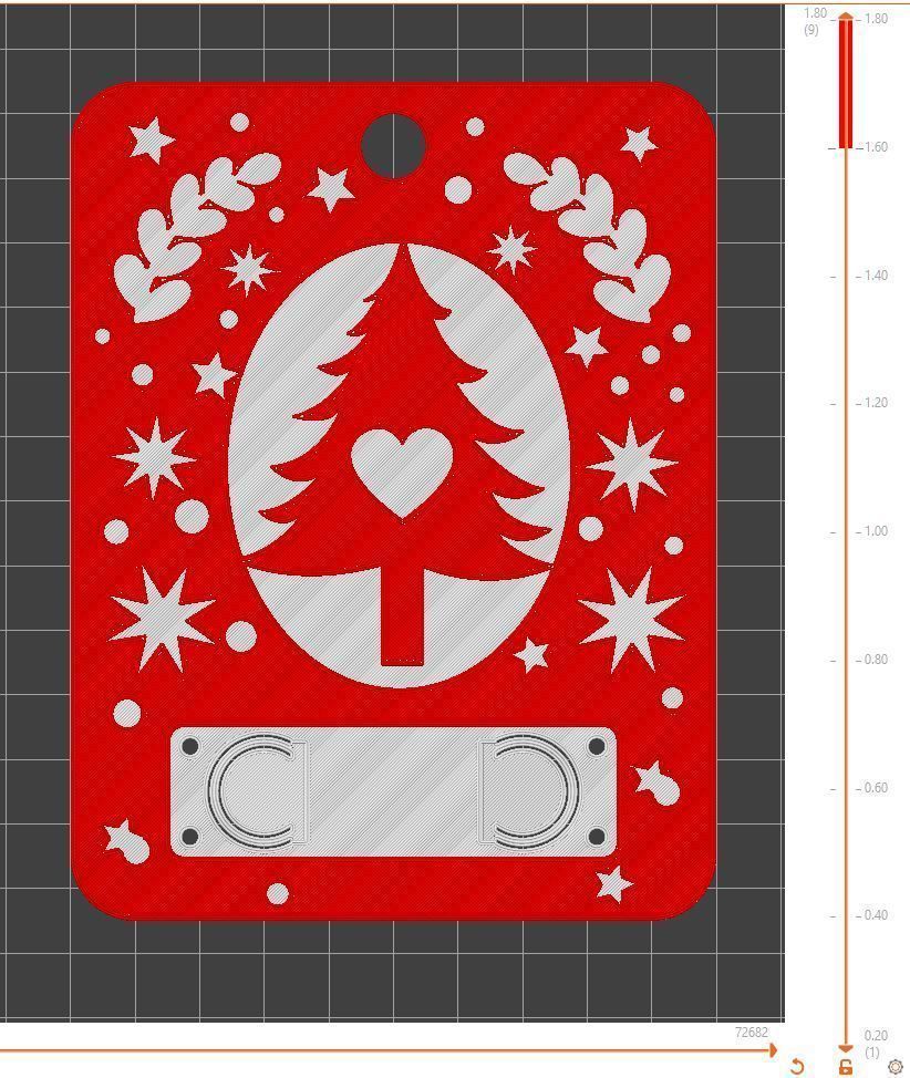 Christmas Money Card holder by AM-MEDIA gift Cash Teen gadget 3D print model_1