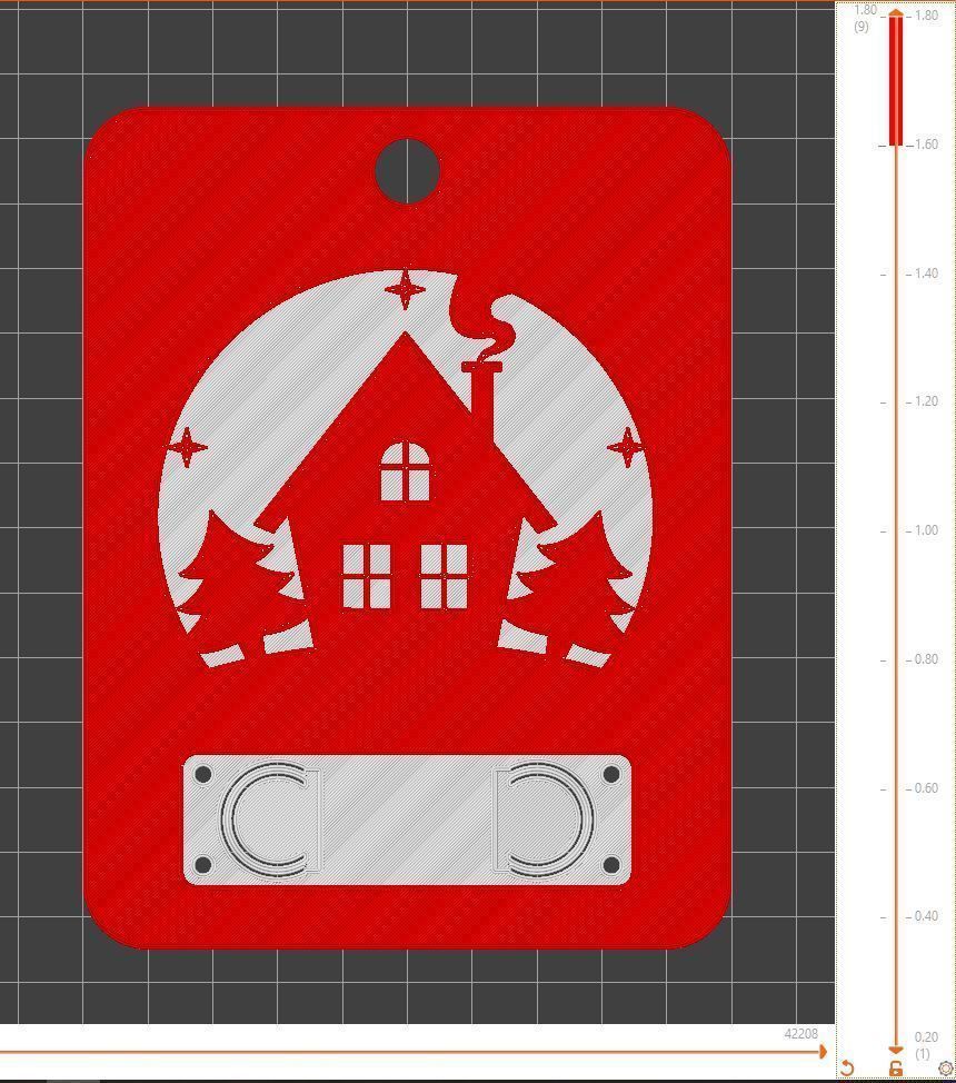 Christmas Money Card holder by AM-MEDIA gift Cash Teen gadget 3D print model_1