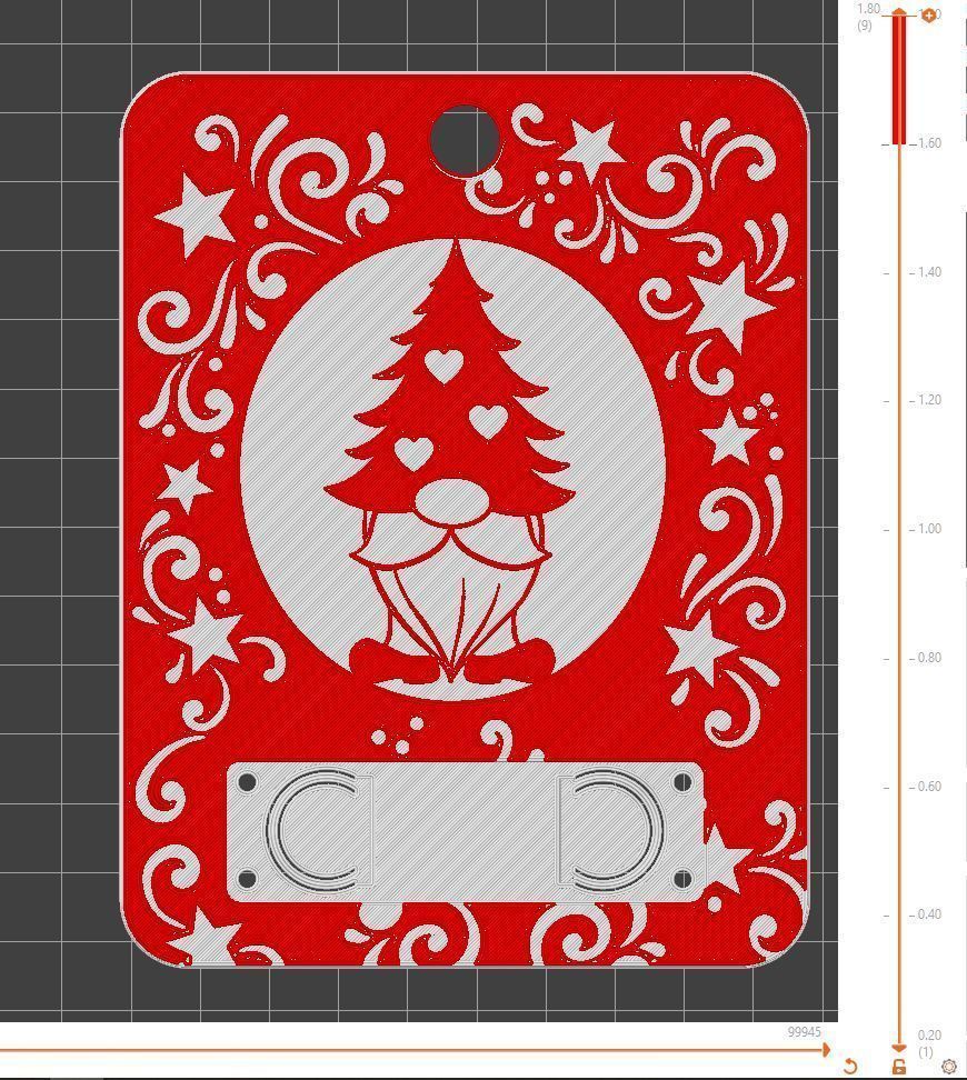 Christmas Money Card holder by AM-MEDIA gift Cash Teen gadget 3D print model_1