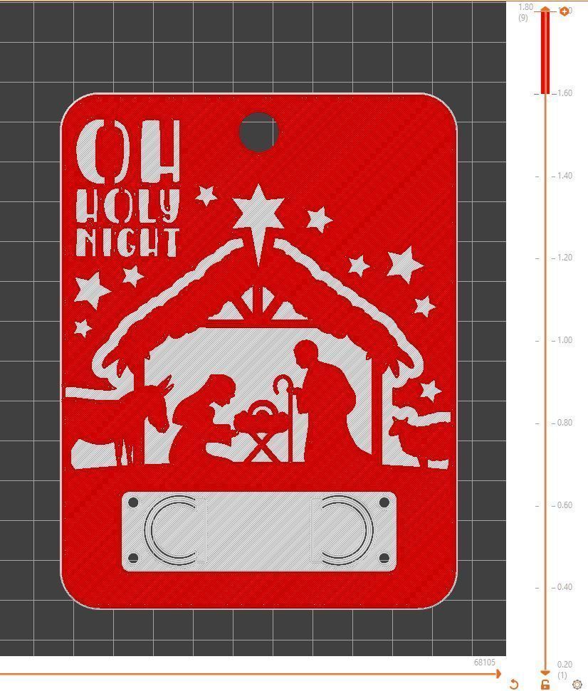 Christmas Money Card holder by AM-MEDIA gift Cash Teen gadget 3D print model_1