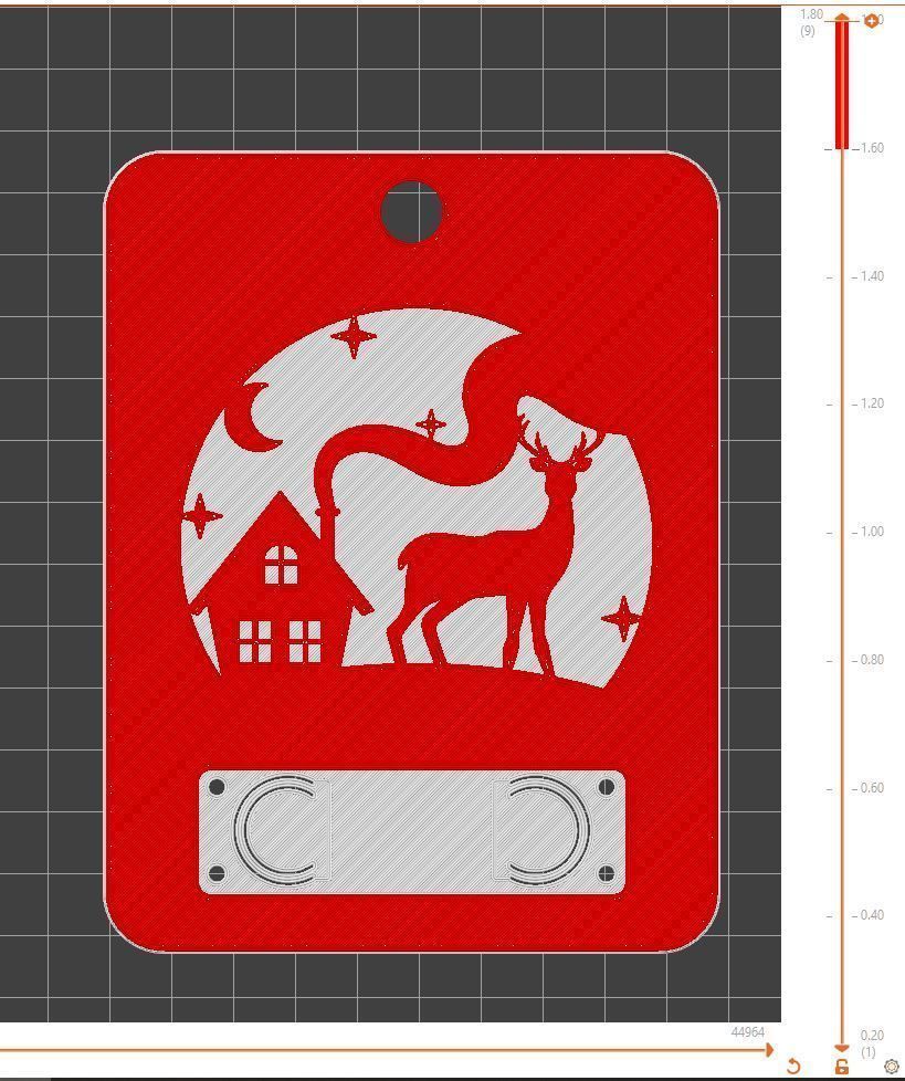 Christmas Money Card holder by AM-MEDIA gift Cash Teen gadget 3D print model_1