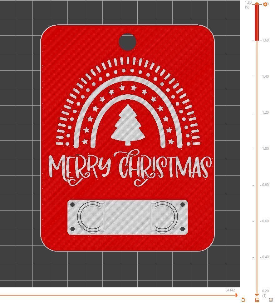 Christmas Money Card holder by AM-MEDIA gift Cash Teen gadget 3D print model_1