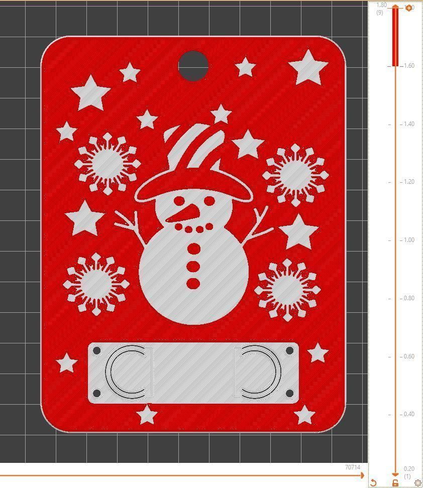 Christmas Money Card holder by AM-MEDIA gift Cash Teen gadget 3D print model_1