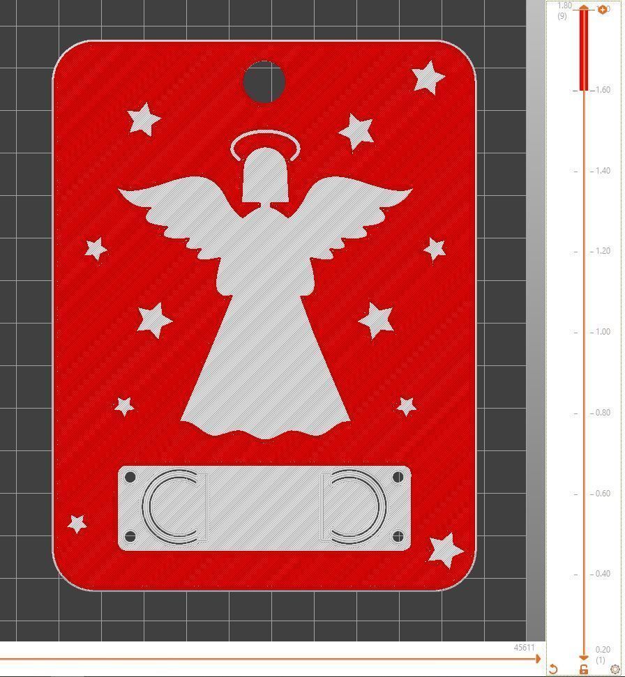 Christmas Money Card holder by AM-MEDIA gift Cash Teen gadget 3D print model_1