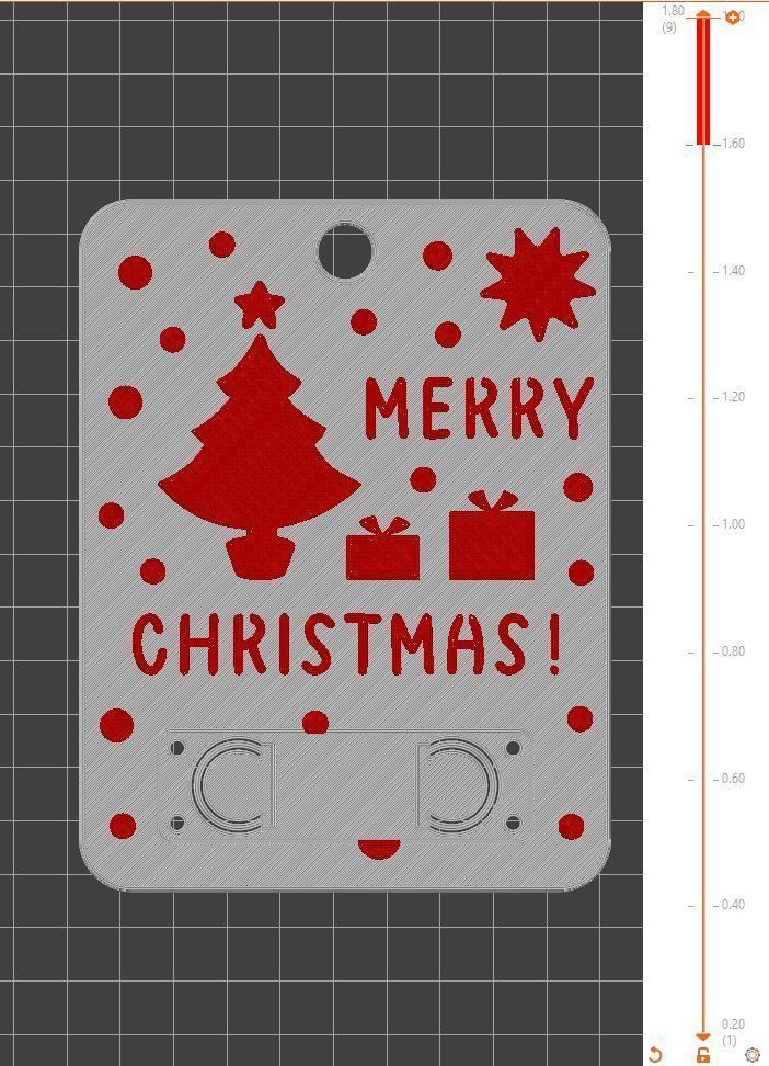 Christmas Money Card holder by AM-MEDIA gift Cash Teen gadget 3D print model_1