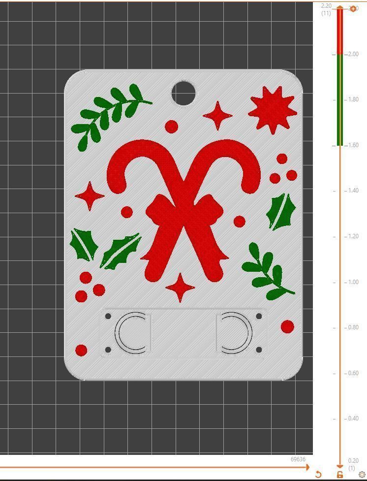 Christmas Money Card holder by AM-MEDIA gift Cash Teen gadget 3D print model_1