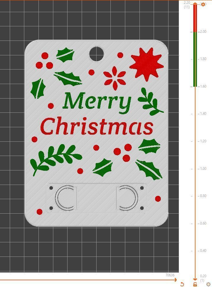 Christmas Money Card holder by AM-MEDIA gift Cash Teen gadget 3D print model_1