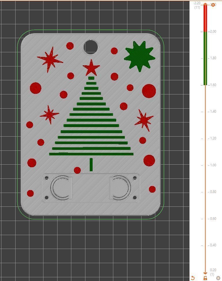 Christmas Money Card holder by AM-MEDIA gift Cash Teen gadget 3D print model_1