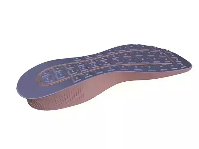 Nike Reposto- Printing Sole of the shoe 3D print model