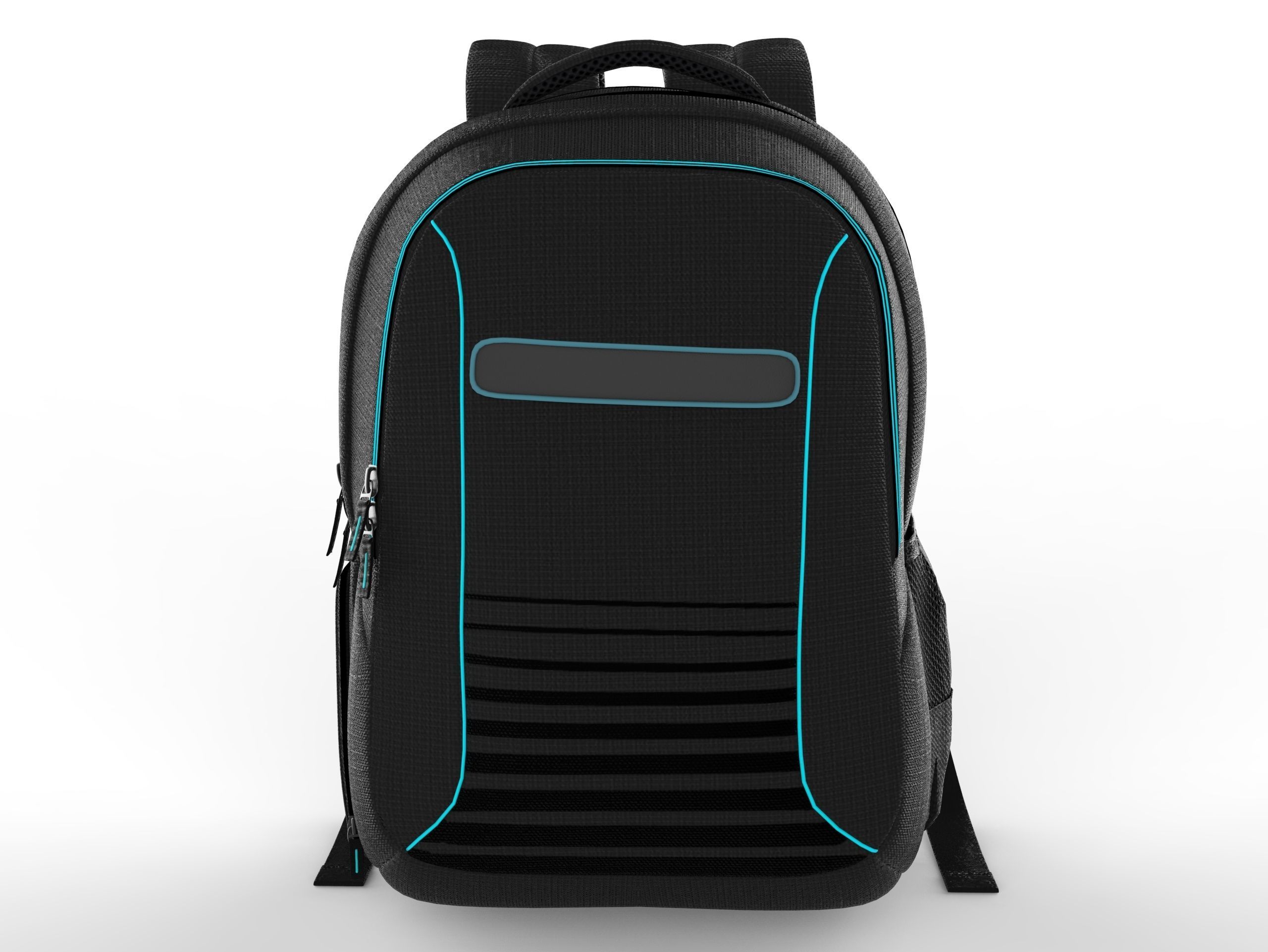 Backpack Low-poly 3D model_1