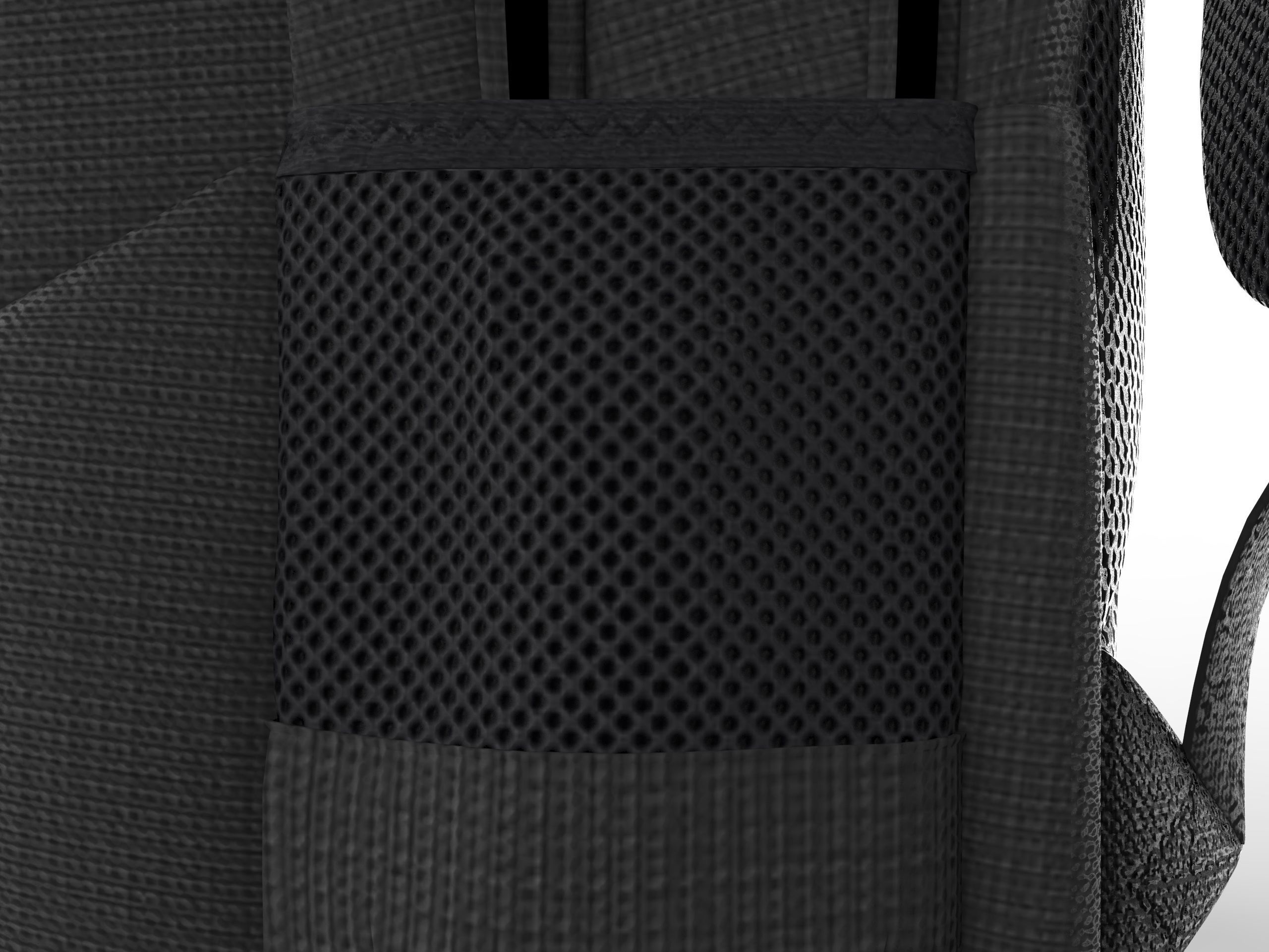 Backpack Low-poly 3D model_3