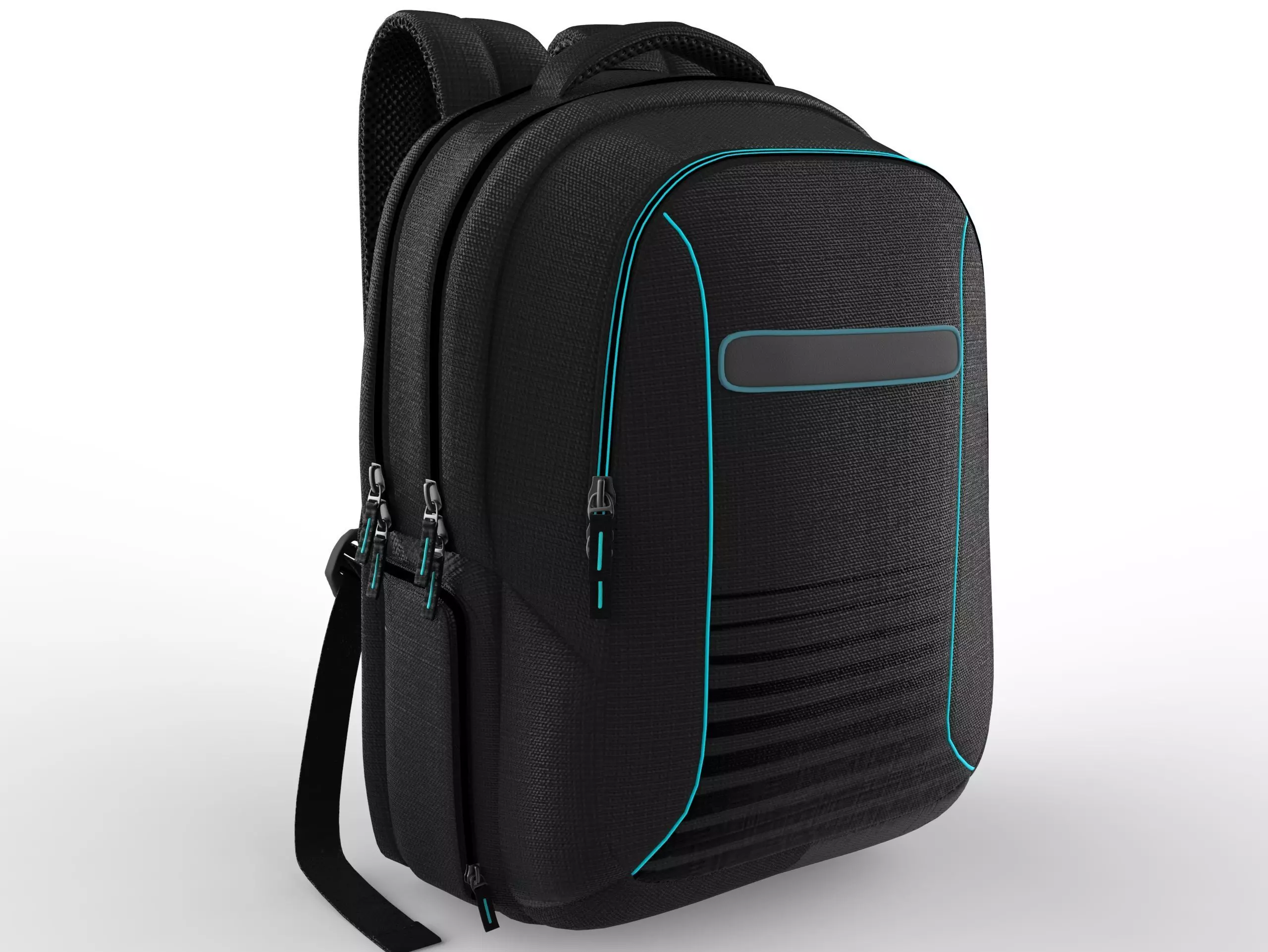 Backpack Low-poly 3D model_0