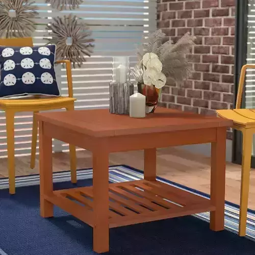 Buecker Eucalyptus Outdoor Side Table - 3 Colour