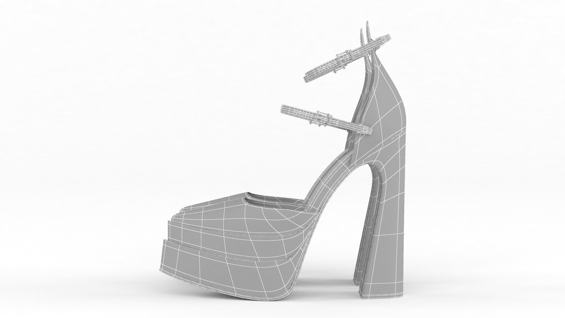 Women Shoes 3D model_7
