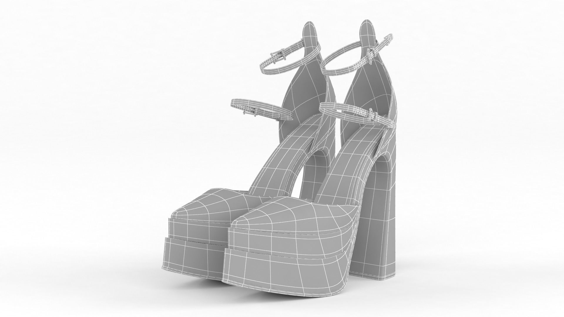 Women Shoes 3D model_6