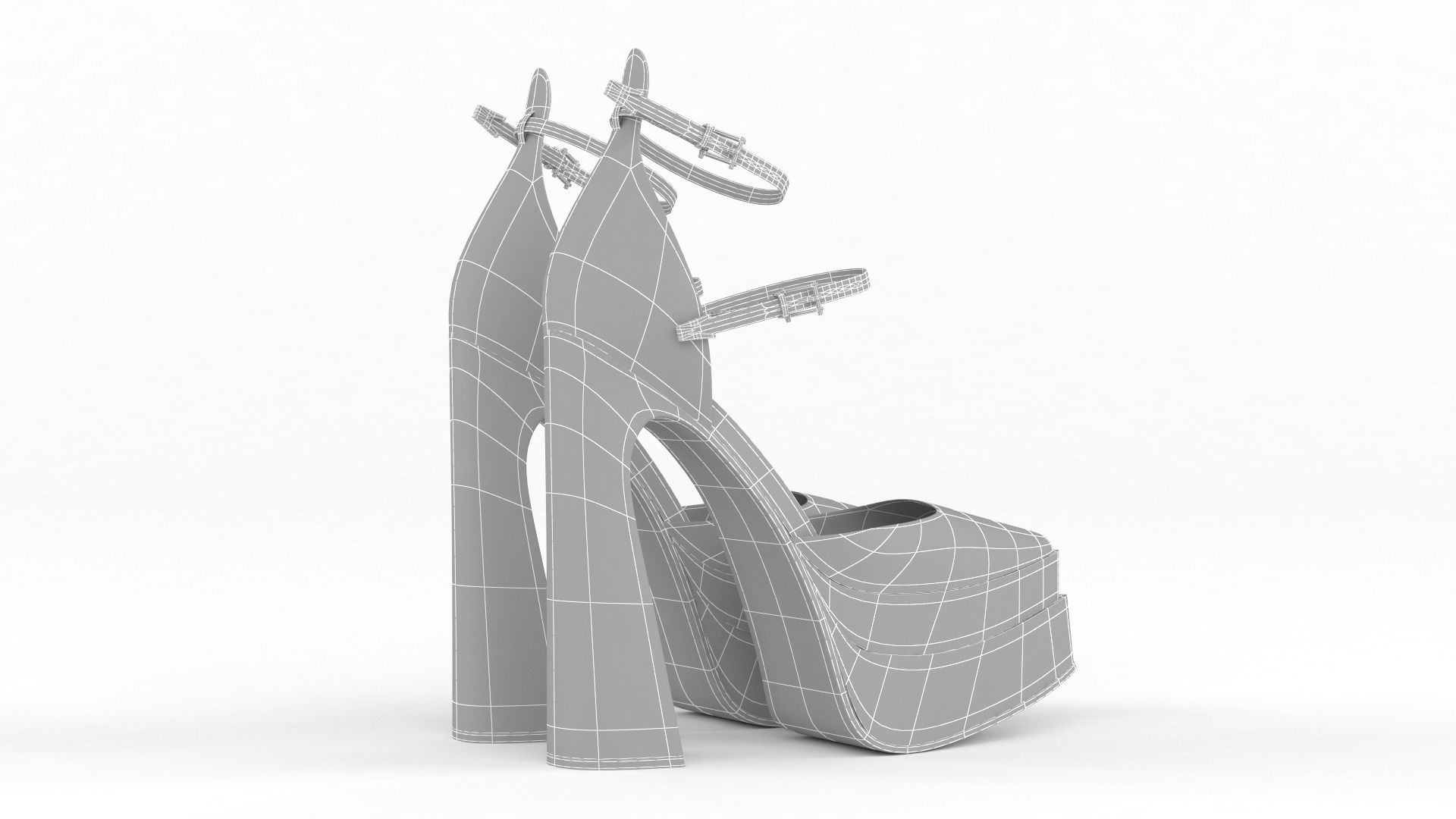 Women Shoes 3D model_8