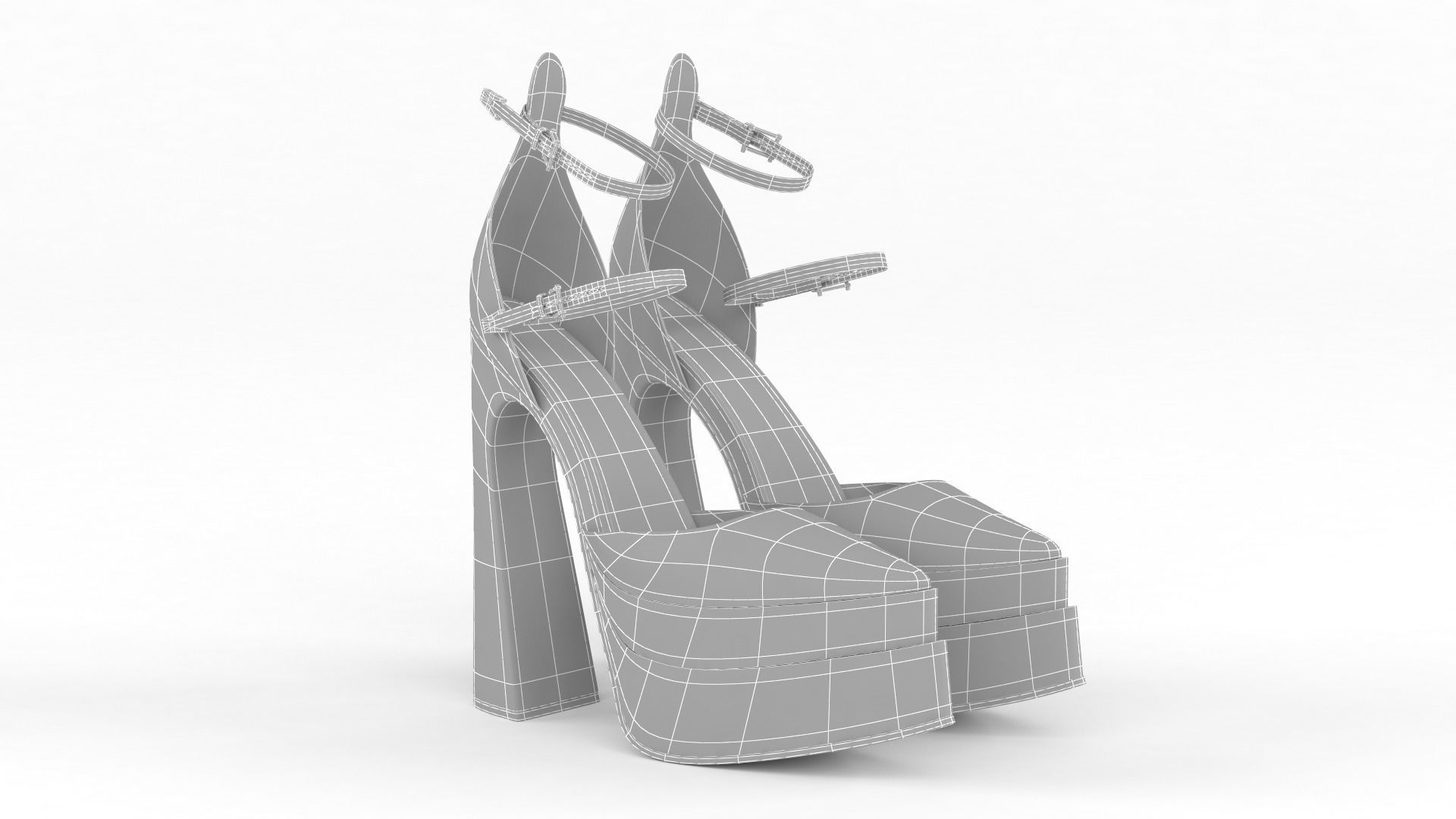 Women Shoes 3D model_5