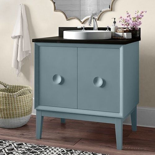 Crumley Single Bathroom Vanity 3D model