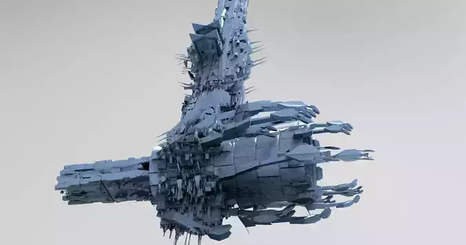 Alien mothership harvester cage