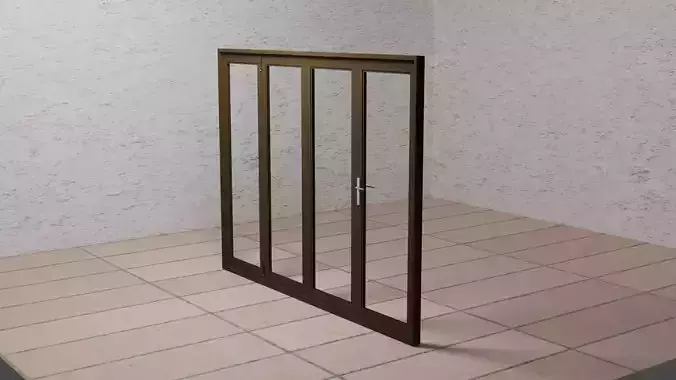 ALUMINUM FOLDING DOOR