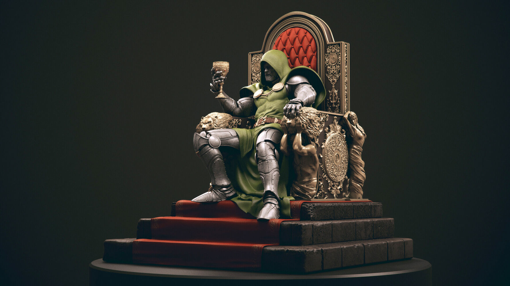 Dr Doom 3D Model Ready to Print STL 3D print model_4