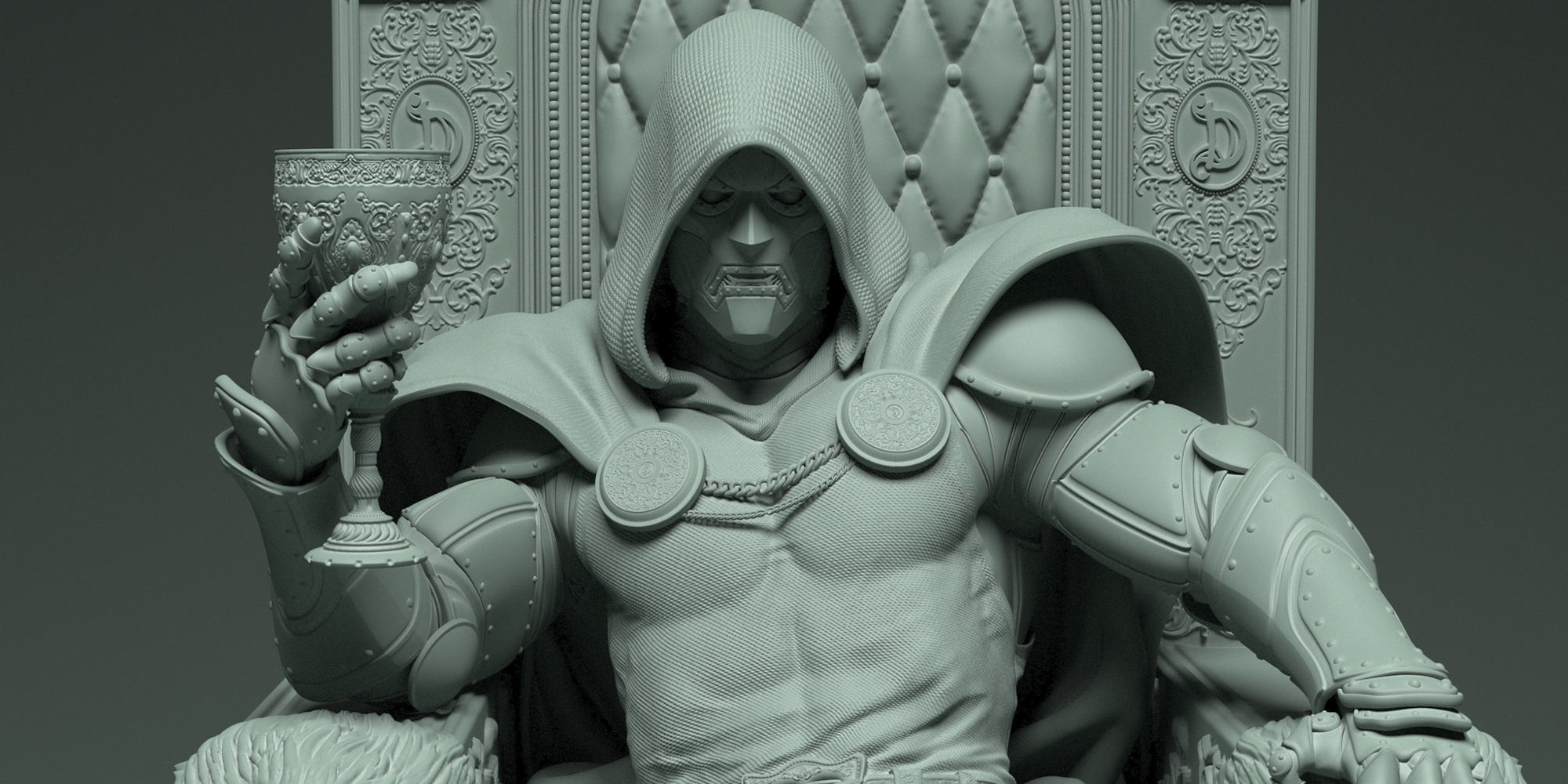 Dr Doom 3D Model Ready to Print STL 3D print model_13