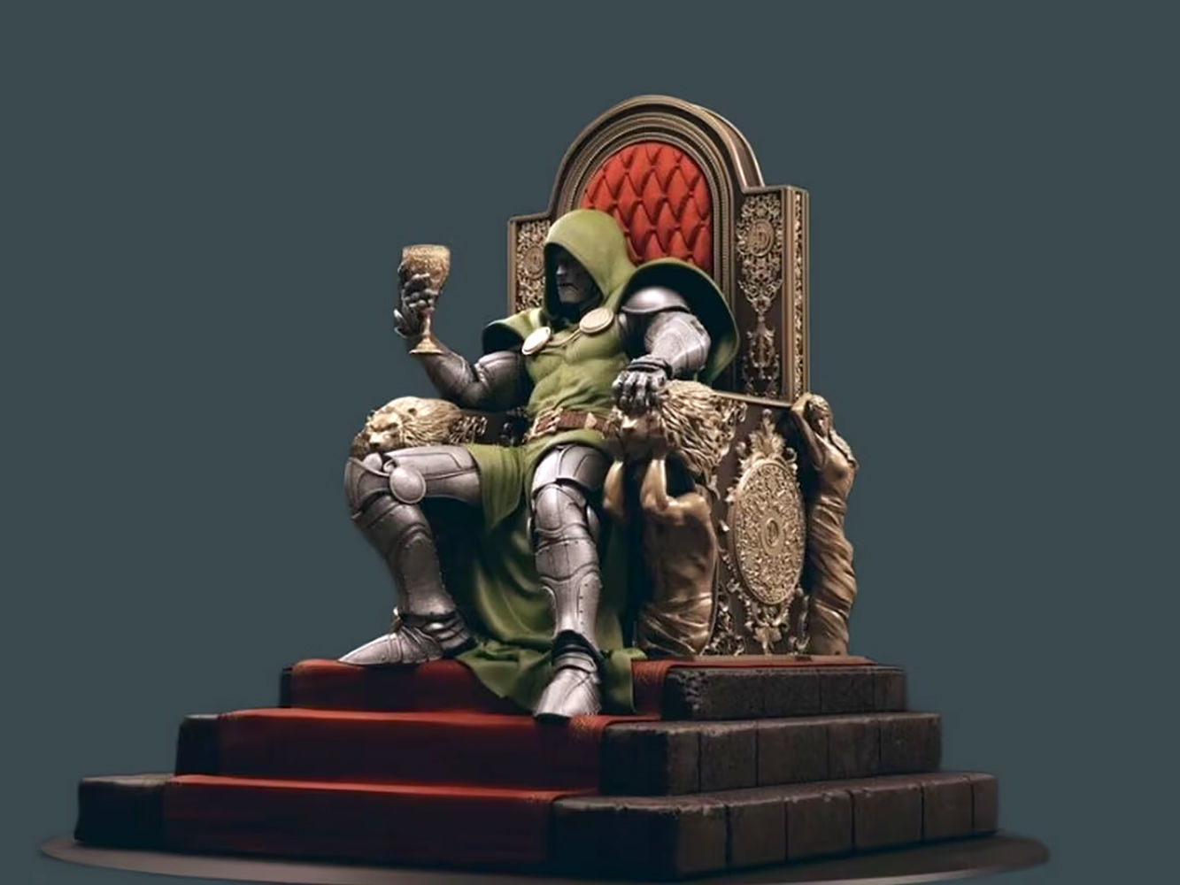 Dr Doom 3D Model Ready to Print STL 3D print model_6