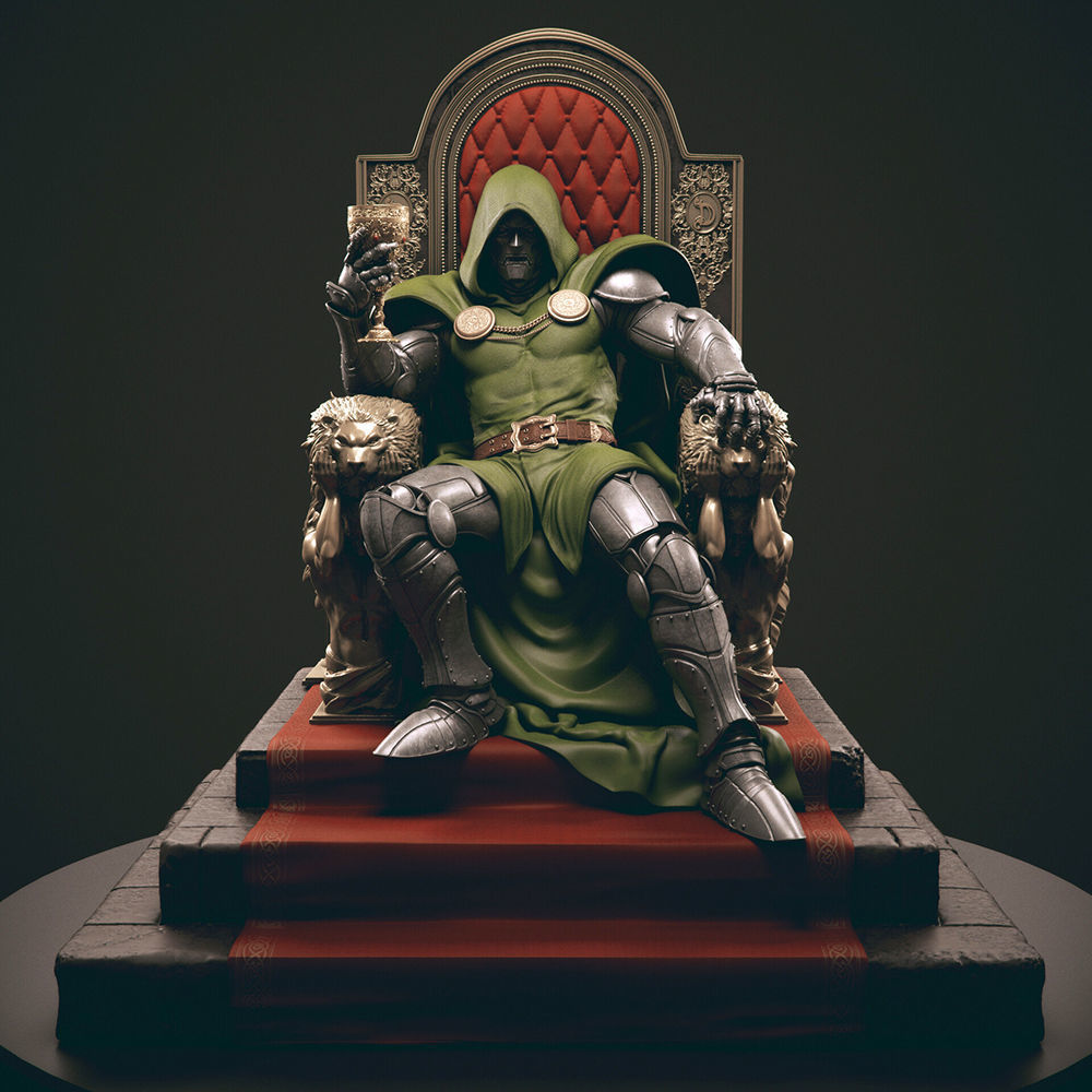Dr Doom 3D Model Ready to Print STL 3D print model_8