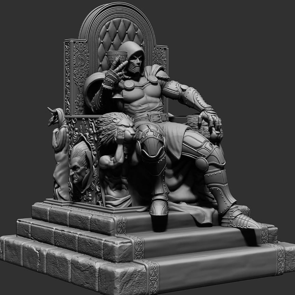 Dr Doom 3D Model Ready to Print STL 3D print model_1