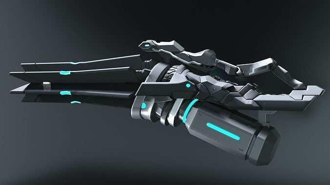 Plasma Laser Cannon 3D model
