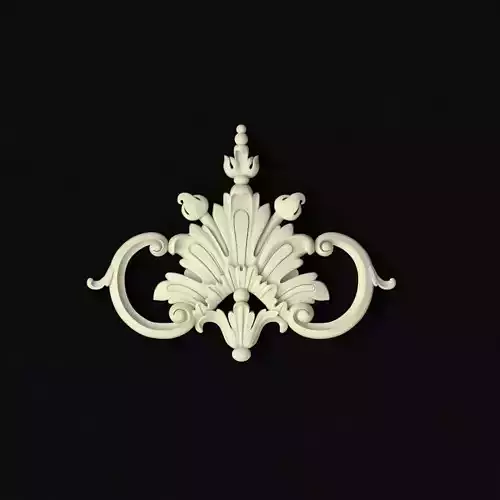 Central decor ornament for furniture